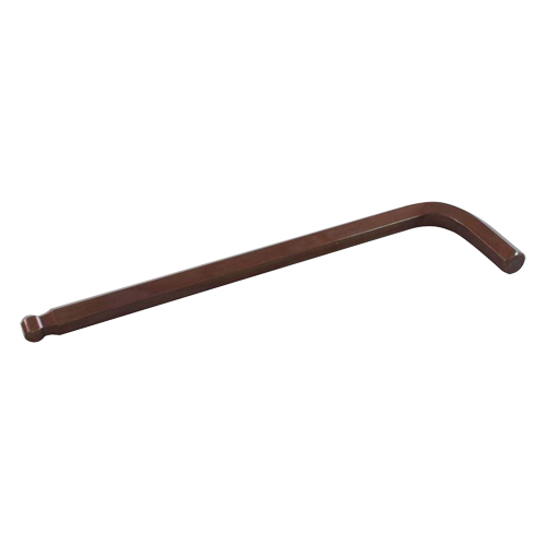 Long Hex Key, Ball End, 5/8" x 9.84" L, L Shape