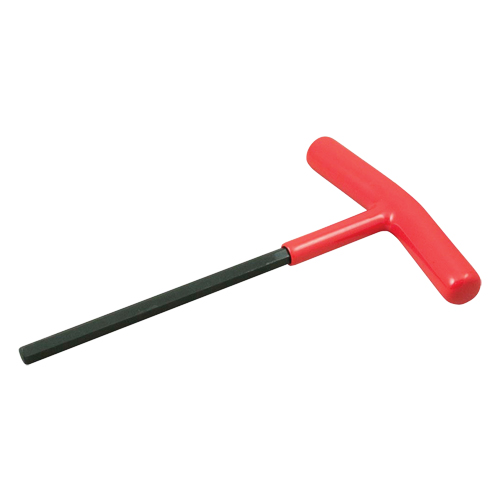 Hex Key, Hex End, 7/64" x 4.5" L, T Handle