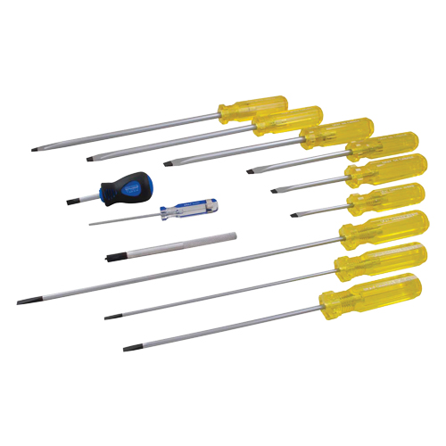 Slotted Screwdriver Set, 9 Pcs.