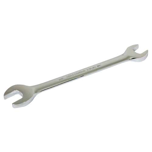 Open End Wrench, 1/2" x 9/16", Chrome