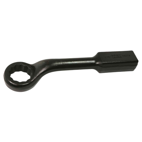 Striking Face Box Wrench, 12 Point, 1-7/8", 45° Offset, Black Oxide Finish