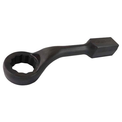 Striking Face Box Wrench, 12 Point, 70 mm, 45° Offset, Black Oxide Finish