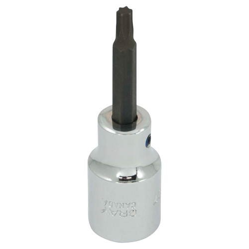 Socket, Torx®, T-27 x 3" L, 1/2" Square Drive Drive
