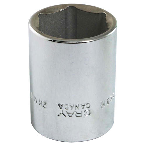Socket, 28 mm, 1/2" Drive, 6 Points