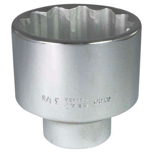 Socket, 3-1/8", 1" Drive, 12 Points
