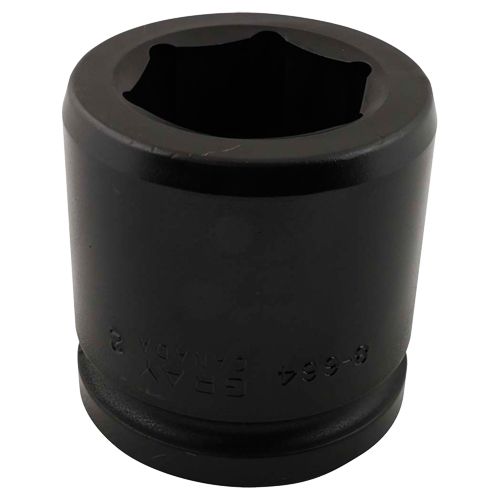 Socket, Impact, 2", 1-1/2" Drive, 6 Points