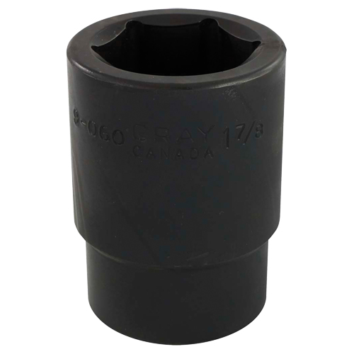 Socket, Impact, 1-7/8", 2-1/2" Drive, 6 Points