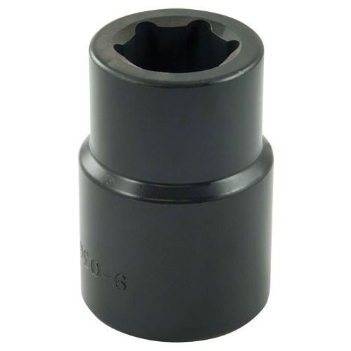 Socket, Impact, 2-3/4", 2-1/2" Drive, 6 Points