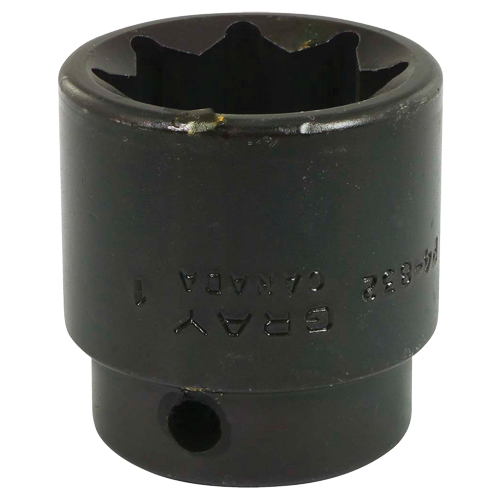Socket, Impact, 1", 1/2" Drive, 8 Points