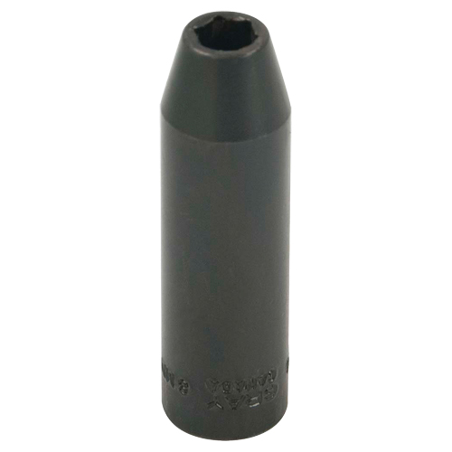 Socket, Impact, 5/16", 3/8" Drive, 6 Points, Deep