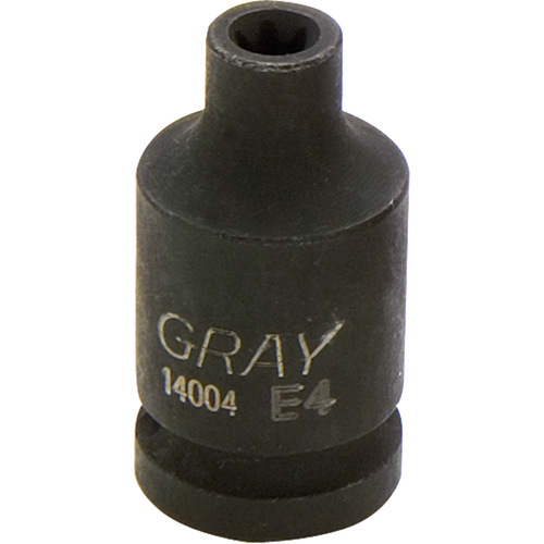 Socket, Impact, E8, 1/2"/1/4" Drive