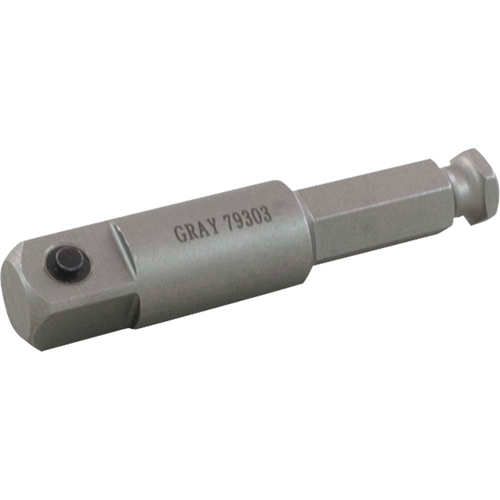 Male Hex Extension, 1/2" Drive, 5" L