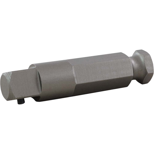 Male Square End Hex Drive Extension, 3/8" Drive, 2-1/5" L