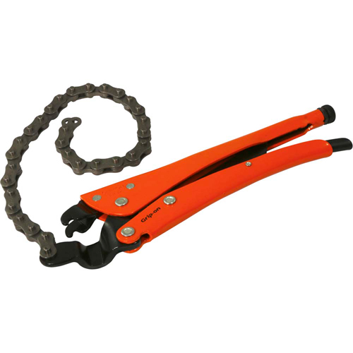 Locking Chain Clamp Pliers, 13" Length, Omnium Grip