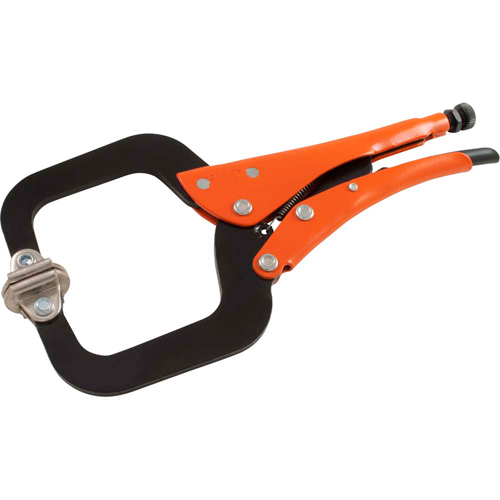 Locking Pliers, 7" Length, C-Clamp