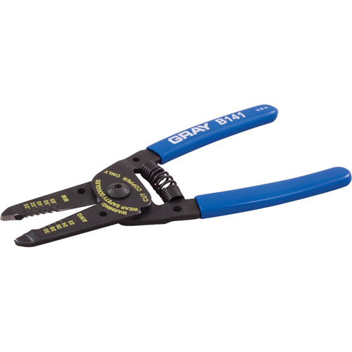 Wire Stripper/Cutter, 6" L
