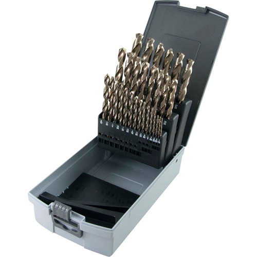 Drill Bit Set, 29 Pieces, High Speed Cobalt