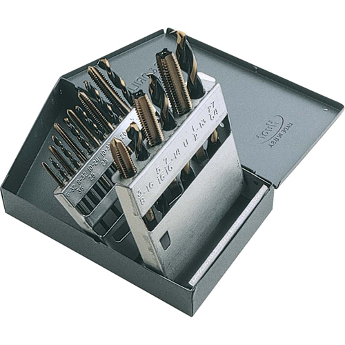 Tap & Drill Set, 18 Pieces
