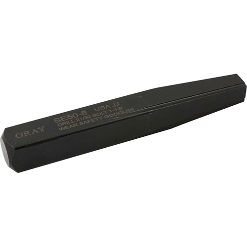 Straight Type Screw Extractor, 8, For Screw Size 1", Carbide