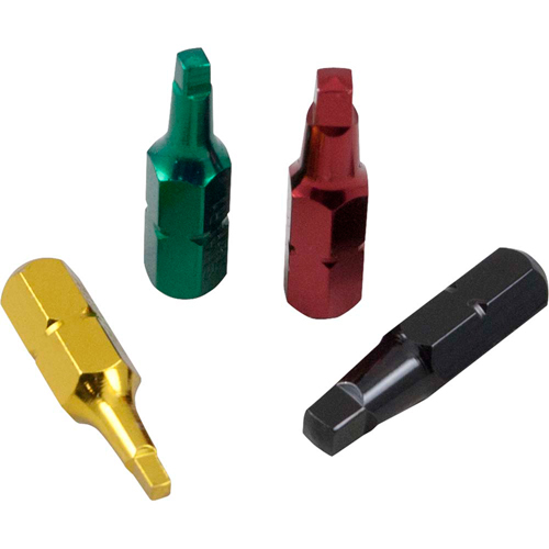 Insert Bit, Square, 0, 1/4" Drive