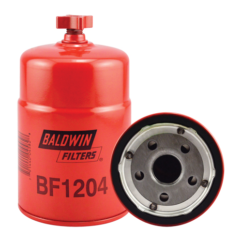 BF1204 Secondary Spin-On Fuel Filter with Drain