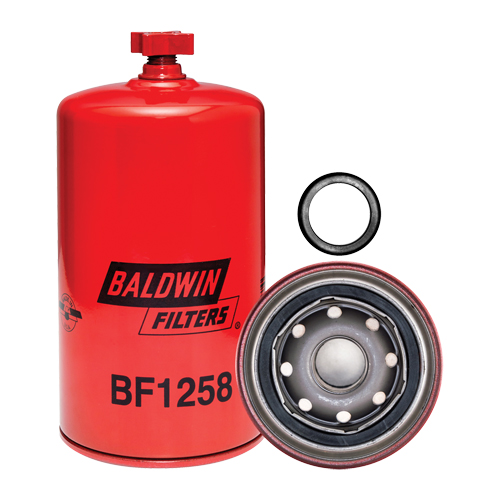 BF1258 Spin-On Fuel/Water Separator with Drain