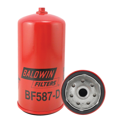 BF587-D Secondary Spin-On Fuel Filter with Drain