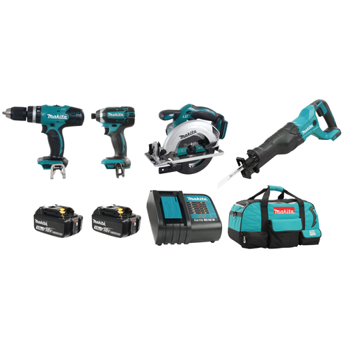 3.0 Ah LXT® 4 Tool Combo Kit, 18 V