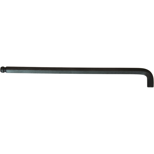 Long-Arm Hex Key Wrench, Ball End, 6 mm x 139 mm L, L Shape