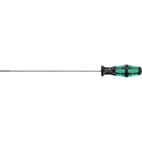 Slotted Screwdriver, 1/8" Tip, 8" L, Cushion Grip Handle