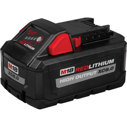 M18™ Redlithium™ High Output™ XC8.0 Battery Pack, Lithium-Ion, 18 V, 8.0 Ah