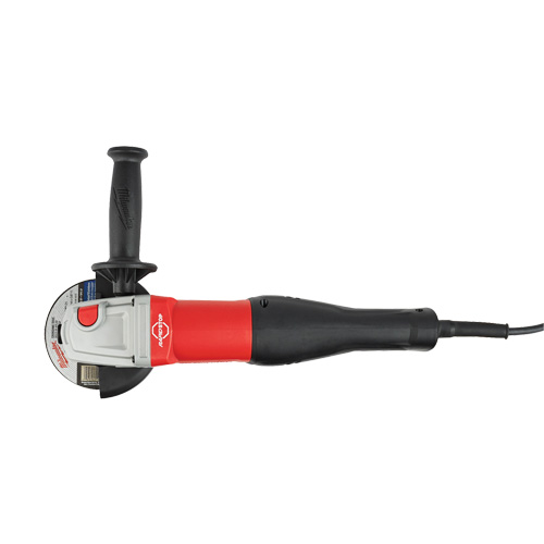 No-Lock Braking Small Angle Grinder, 4-1/2"/5", 120 V, 11 A, 12000 RPM
