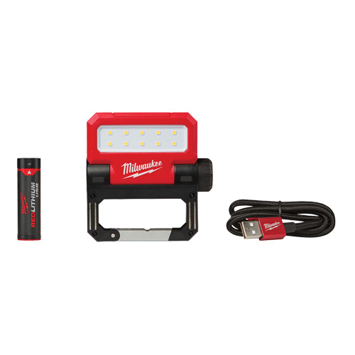 USB Rover™ Pivoting Flood Light, LED, 550 Lumens, Rechargeable Batteries