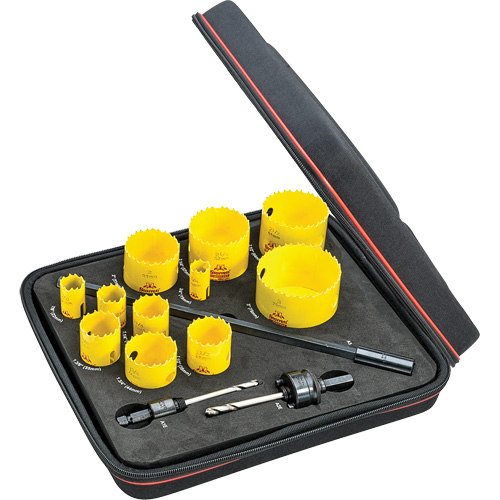 Industrial Hole Saw Kit, 14 Pieces