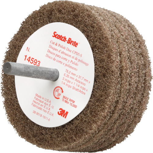 Scotch-Brite™ Cut & Polish Disc, 3" Dia.