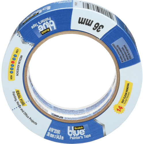 ScotchBlue™ Original Painter's Tape 2090, 36 mm (1-2/5") x 55 m (180'), Blue