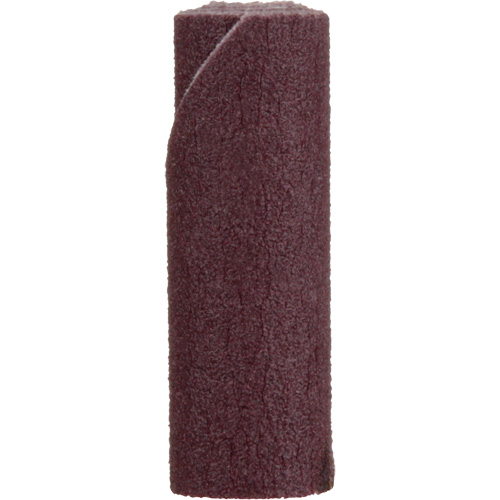 Standard Abrasives™ Straight Cartridge Roll, 80 Grit, 1/2" Dia., Aluminum Oxide, 1-1/2" L, 1/8" Arbor