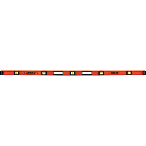 Heavy Duty Level, I-Beam, 72" L, Aluminum, 5, Non-Magnetic