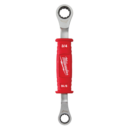 Lineman's 2-in-1 Insulated Ratcheting Box Wrench