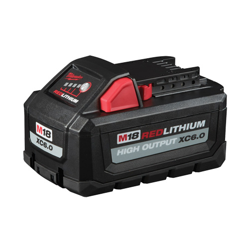 M18™ Redlithium™ High Output™ 6.0 Battery Pack, Lithium-Ion, 18 V, 6.0 Ah