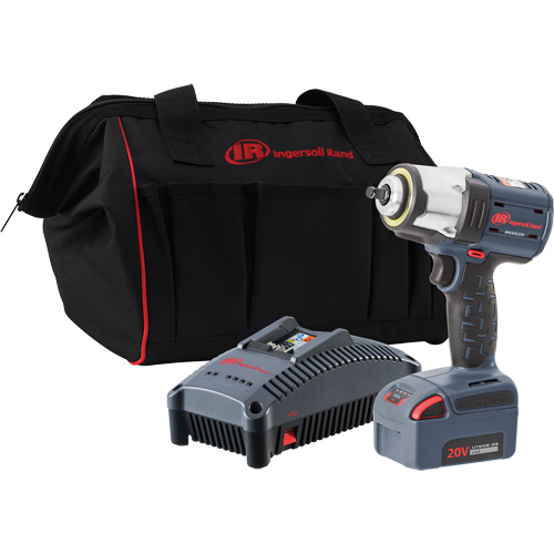 IQv20 Compact Cordless Impact Wrench Kit, 20 V, 3/8" Socket