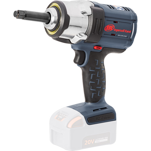 IQv20 Cordless Impact Wrench Kit with 2" Anvil Extension, 20 V, 1/2" Socket