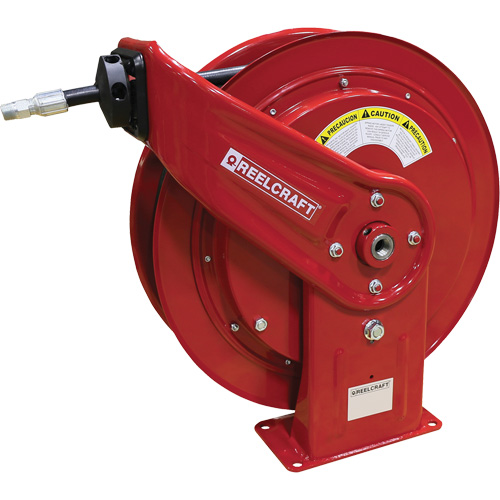 HD70000 Series Heavy-Duty Hose Reel with Hose, Greases, 3/8" x 75', Single Hose, 4800 PSI
