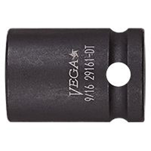 Socket, Impact, 19 mm, 3/8" Drive, 12 Points