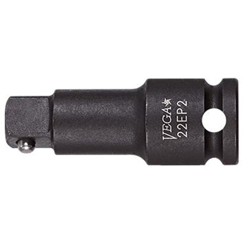 Pin Lock Impact Socket Extension, Impact, 3/8" Drive, 10" L