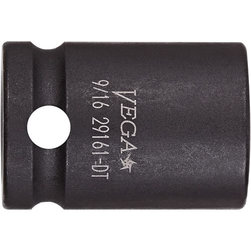 Thin Walled Socket, Impact, 9/16", 3/8" Drive, 12 Points
