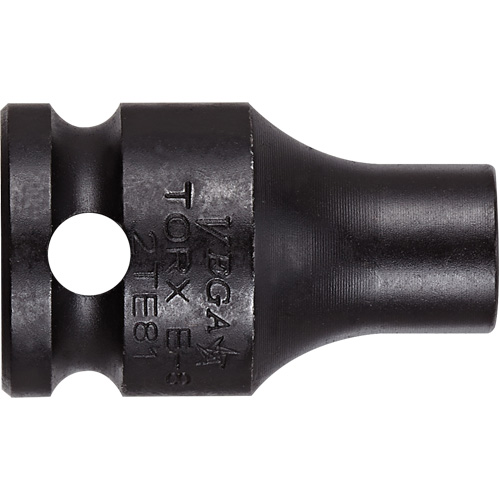Torx Sockets, Impact, E-6, 3/8" Drive
