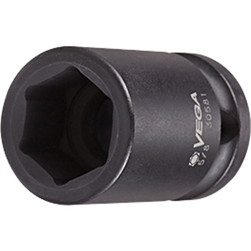 Socket, Impact, 5/16", 1/2" Drive, 6 Points