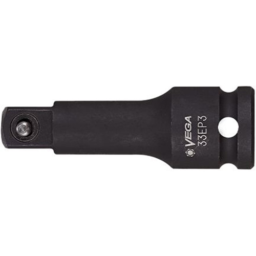 Pin Lock Impact Socket Extension, Impact, 1/2" Drive, 6" L