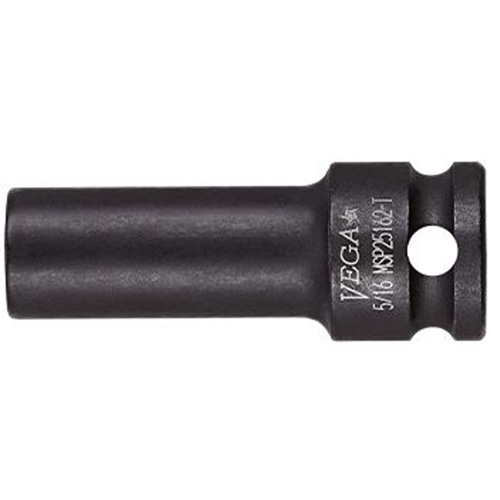 Thin Walled Socket, Impact, 3/8", 3/8" Drive, 6 Points, Deep